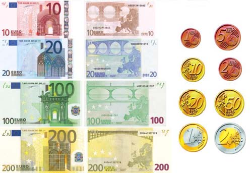 Monedas Y Billetes Euro
